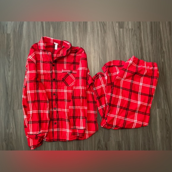 Wondershop Men’s Red and Black Plaid Sleepwear Holiday pajamas size 3XLT - Picture 1 of 5